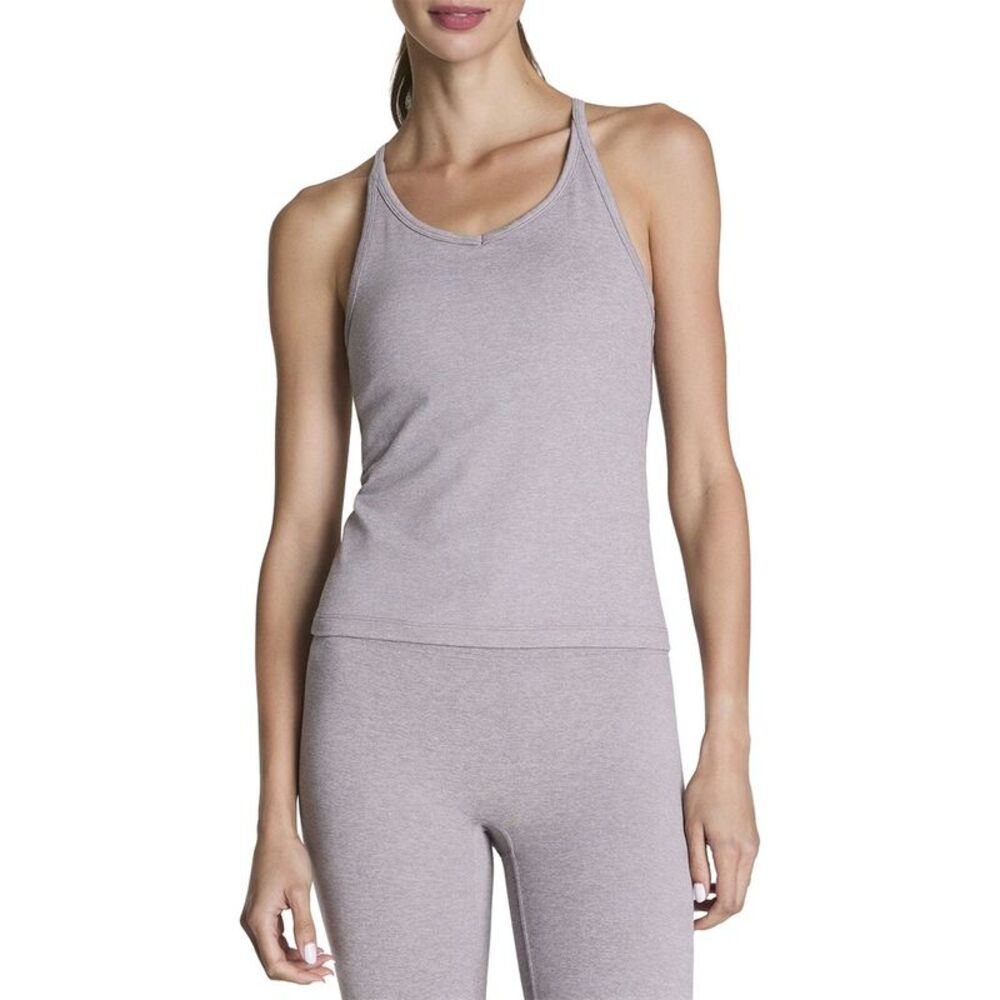 Spanx® Womens  Ribbed V-Neck Racerback Tank